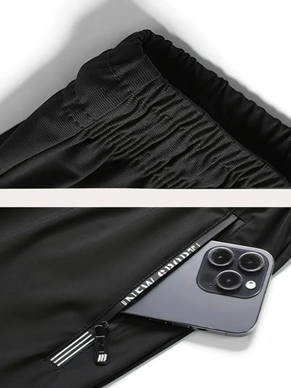Quick Drying Sweatpants - Breathable Running Pants With Elastic Waistband Joggers
