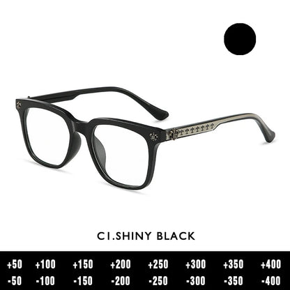 Reading Glasses Men - KANSEPT Rectangle Eyewear with Blue Light Lenses & Anti-Reflective Coating