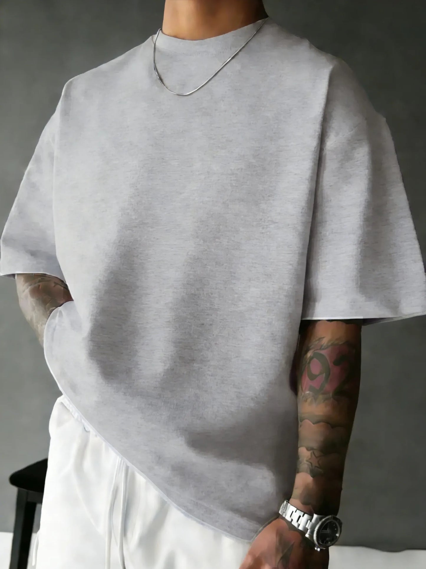 Summer Beach Cotton Short Sleeve For Man's Casual Loose Short Tops Breathable Comfy Basics T Shirts Sport Street Soft Streetwear