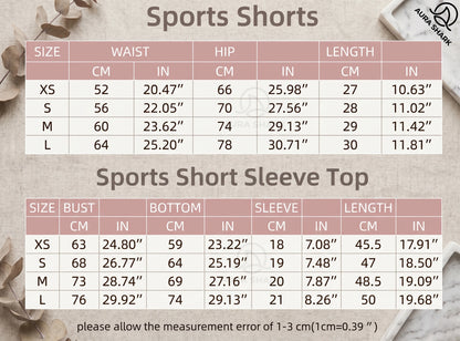 2 Pieces AURA IMPACT Sports Sets Short Sleeve Seamless Yoga Top Fitness Set Women Workout Running Sports Shorts Gym Suit