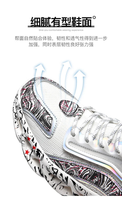 Men Casual Sneakers - Luxury Breathable Trainers Slip-On Running Shoes