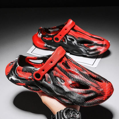 Camouflage Platform Slippers - Lightweight Outdoor Summer Clogs for Men Women