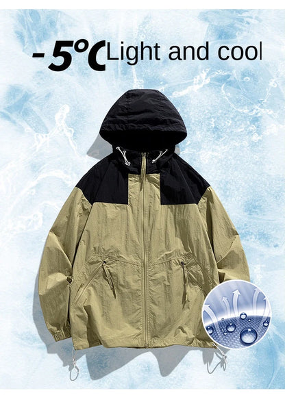 Summer New Hong Kong Style Couple Style Japanese and Korean Versatile Sunscreen Clothing Fashion Trend Versatile Outdoor Couple
