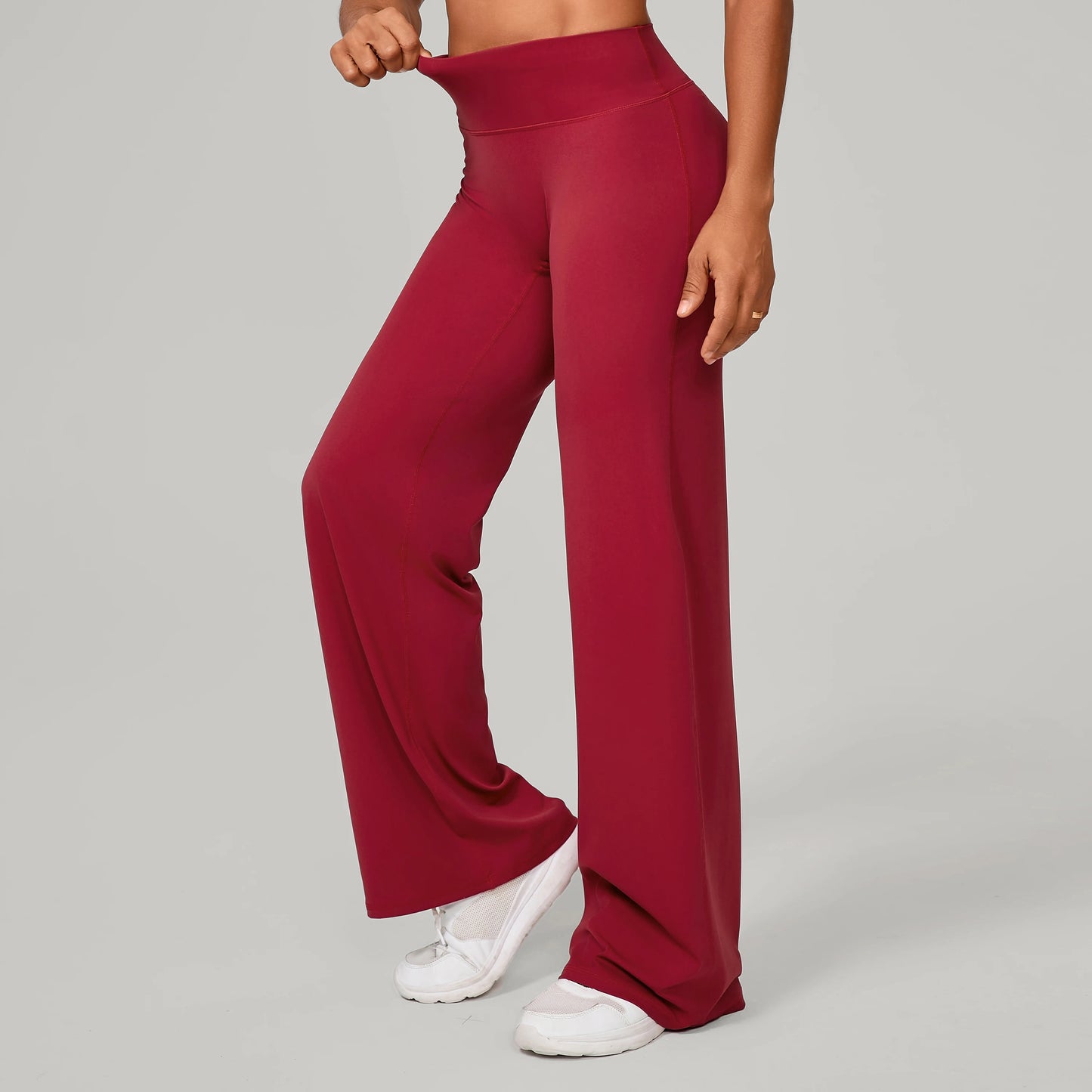 Women Yoga Pants – Soft Stretchy Fabric Full Length Leggings With Elastic Waist