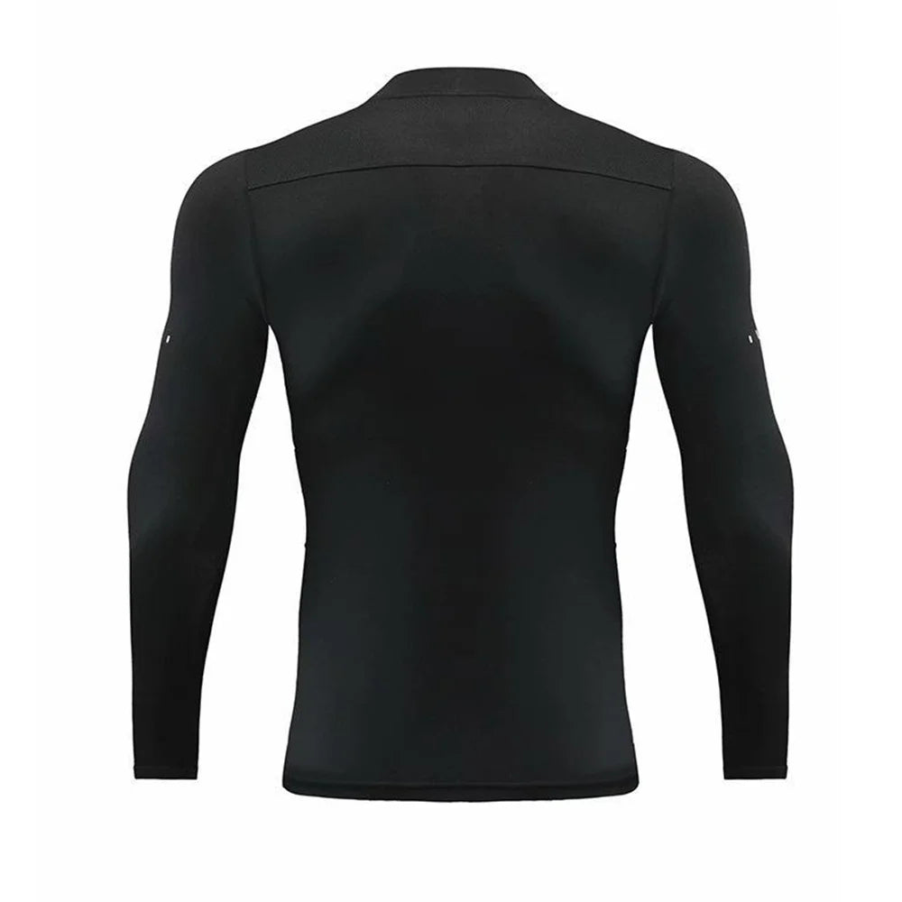 Men's Compression Shirt Athletic Long Sleeve Workout T Shirt | UV Sun Protection, Quick Dry