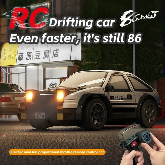 164 RC Drift Car - High-Speed Mini Remote Control Racing Car for Desktop Fun - ZOOMNSTORE