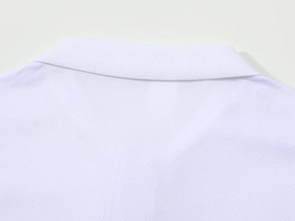 Solid color polo shirt ultra-light men's quick-drying breathable sweat-wicking shirt suitable for fitness gym and running