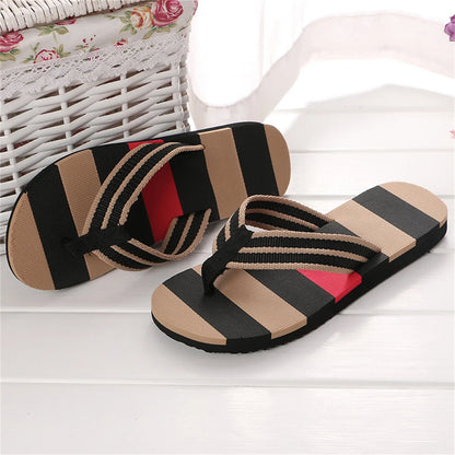 New Men's Slippers Men Summer Shoes Mixed Colors Sandals Male Slipper Indoor and Outdoor Flip Flops Casual Beach Shoes for Man