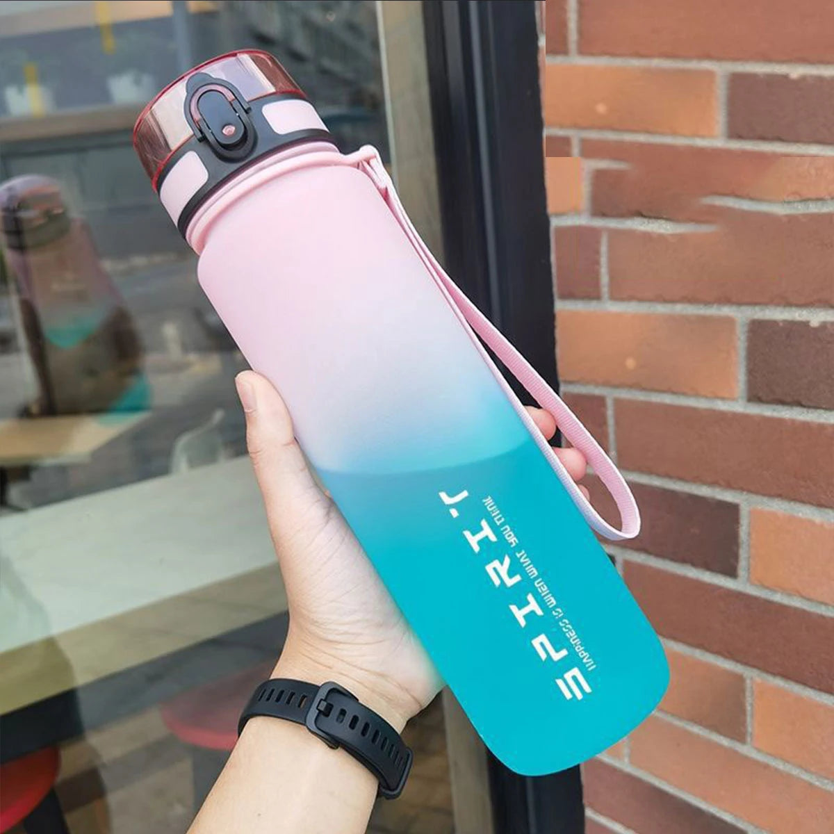 Gradient Water Bottle - Choose Your Size 1000ml/600ml/750ml - Perfect for Outdoor Camping Gym Ideal Holiday Gift for Birthday