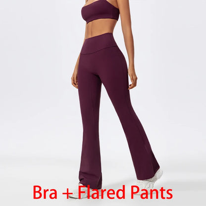 Women Gym Workout Set – Two Piece Activewear with Quick Dry Sportswear & Breathable Bra