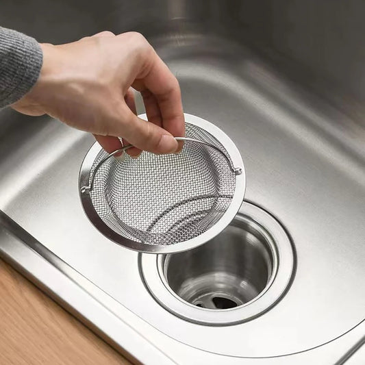 1Pc Stainless Steel Kitchen Sink Filter Garbage Food Residue/Hair Catcher Keep Your Bathtub for Kitchen Bathroom Accessories