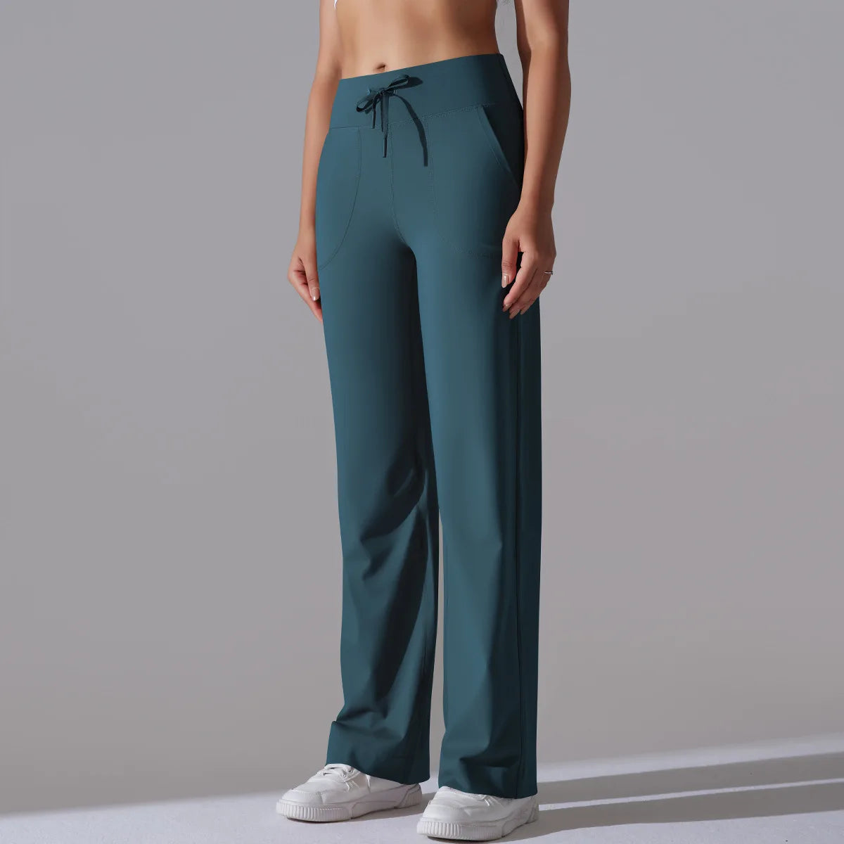 Yoga Straight Leg Sweatpant Straight Leg Women's Loose Tracksuit Pants Wide Leg Outdoor Gym Runing Casual Tracksuit Pants