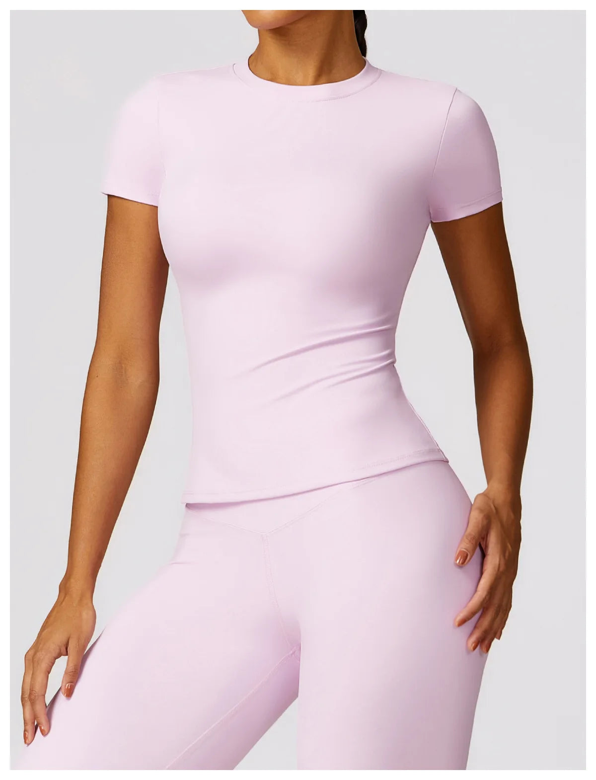 Women Yoga Top - Seamless Sport Shirt | Breathable Short Sleeve Gym Tee