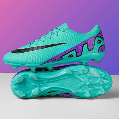 Men Soccer Shoes - Breathable Training Soccer Boots | Rubber Outsole Cleats