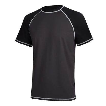 Men's UPF 50+ Beach T-Shirt – Quick-Dry Surf & Swim Top