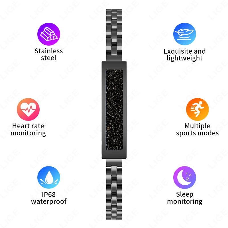 2026 New Smart Watch Pedometer Health Smart Bracelet Women Men Sports Fitness Waterproof Heart Rate Sleep Monitoring Wristbands