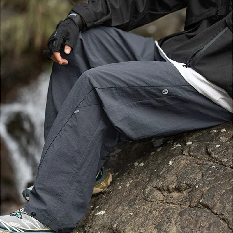 TFETTERS Brand Outdoors Men's Cargo Pants 2026 Spring Summer Outdoors Outing Casual Pants Man Watertight Baggy Riding Clothes