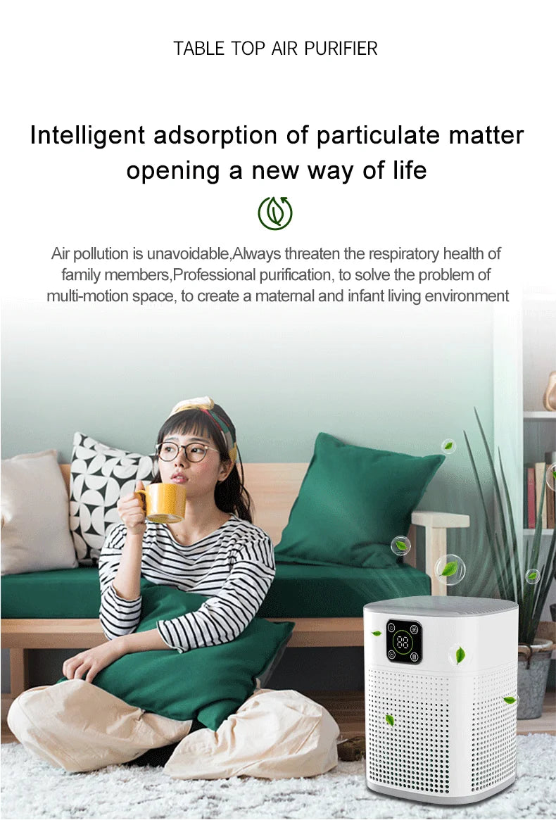 OUNEDA HY1800 Pro Air Purifier - H13 HEPA  Carbon Filters Smart Control Efficient Air Cleaner - ZOOMNSTORE