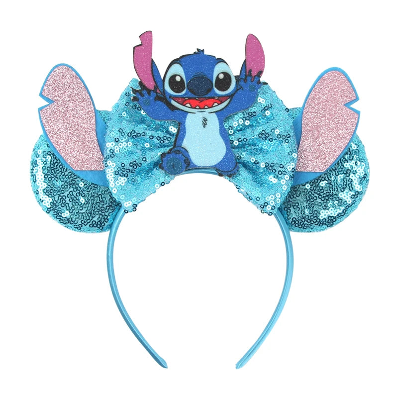 Disney Mouse Ears Headband - Glitter Cosplay Hair Accessories for Boys  Girls