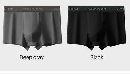 4Pcs Men Underwear Sporty Boxers Plus Size Youth Boxer Shorts Comfortable Breathable Flat Pants Men's Square Panties Briefs Gift