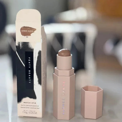 Fenty Beauty Makeup Suit Lip Gloss High Gloss Matt Powder Contour Stick and Setting Loose Powder Lady Lasting Natural Makeup