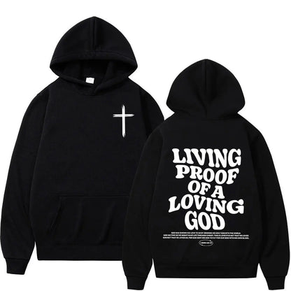 Faith Over Fear Hoodie - Christian Vintage Sweatshirt for Men  Women - ZOOMNSTORE