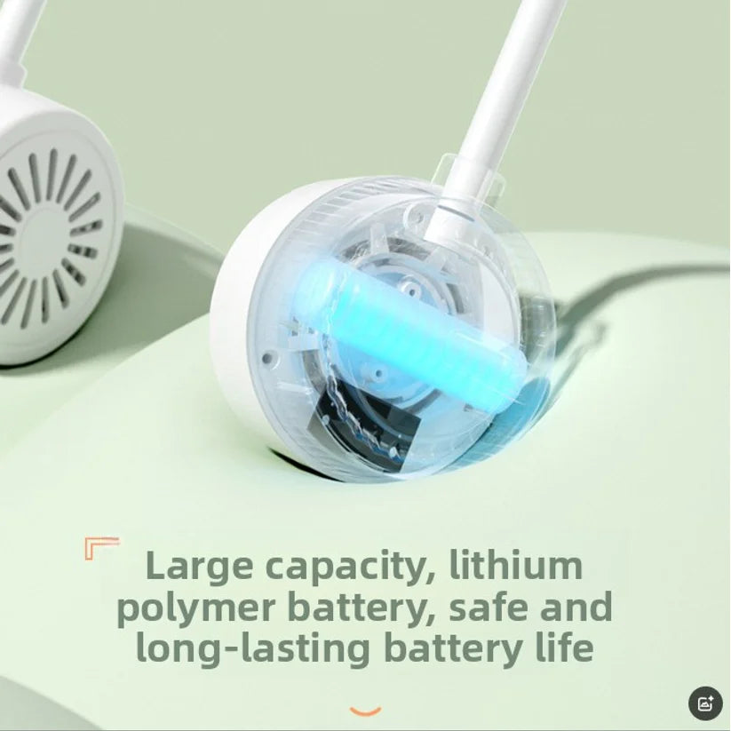 New Hanging Neck Fan Portable Cooling Fan Air Cooler Usb Leafless Bladeless Neckband Mini Rechargeable Electric Fans