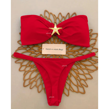 Push Up Bikini Set - Sexy Womens Micro Swimsuit Beachwear - ZOOMNSTORE