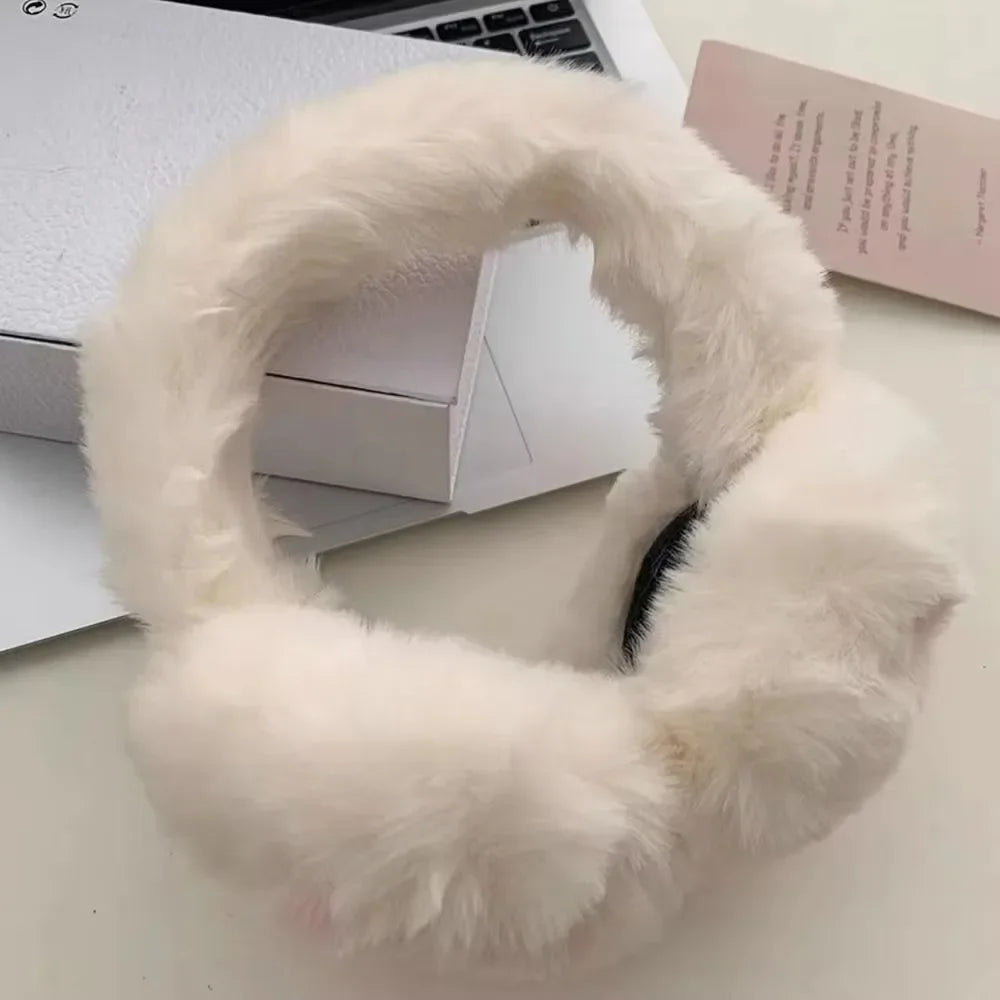 Warm Earmuffs - Plush Ear Warmers Soft Winter Earflaps Cozy Ear Protection