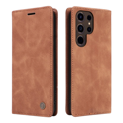 Ultrathin Leather Flip Case For Samsung Galaxy S26 S25 S24 S23 FE S22 Ultra S21 S20 Plus Note 20 5G Business Wallet Phone Cover