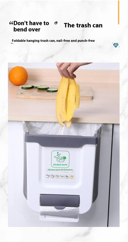 Foldable Large-Capacity Trash Can - Easy-to-Clean Camping Car Accessory