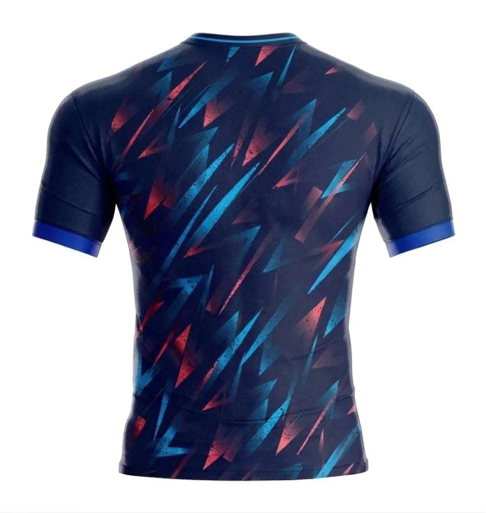 NEW HAITI Crew Neck Jersey Crew Neck T-Shirt 3D Graphic Printed Kid Sportswear Athletic Fitness Training Tee Tops Football Shirt