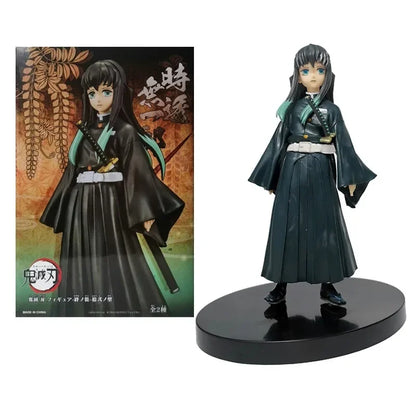 Anime Figure Demon Slayer Figures Kimetsu No Yaiba Doll Tanjiro Nezuko Zenitsu Figurine Inosuke Warrior Action Figure Model Toys