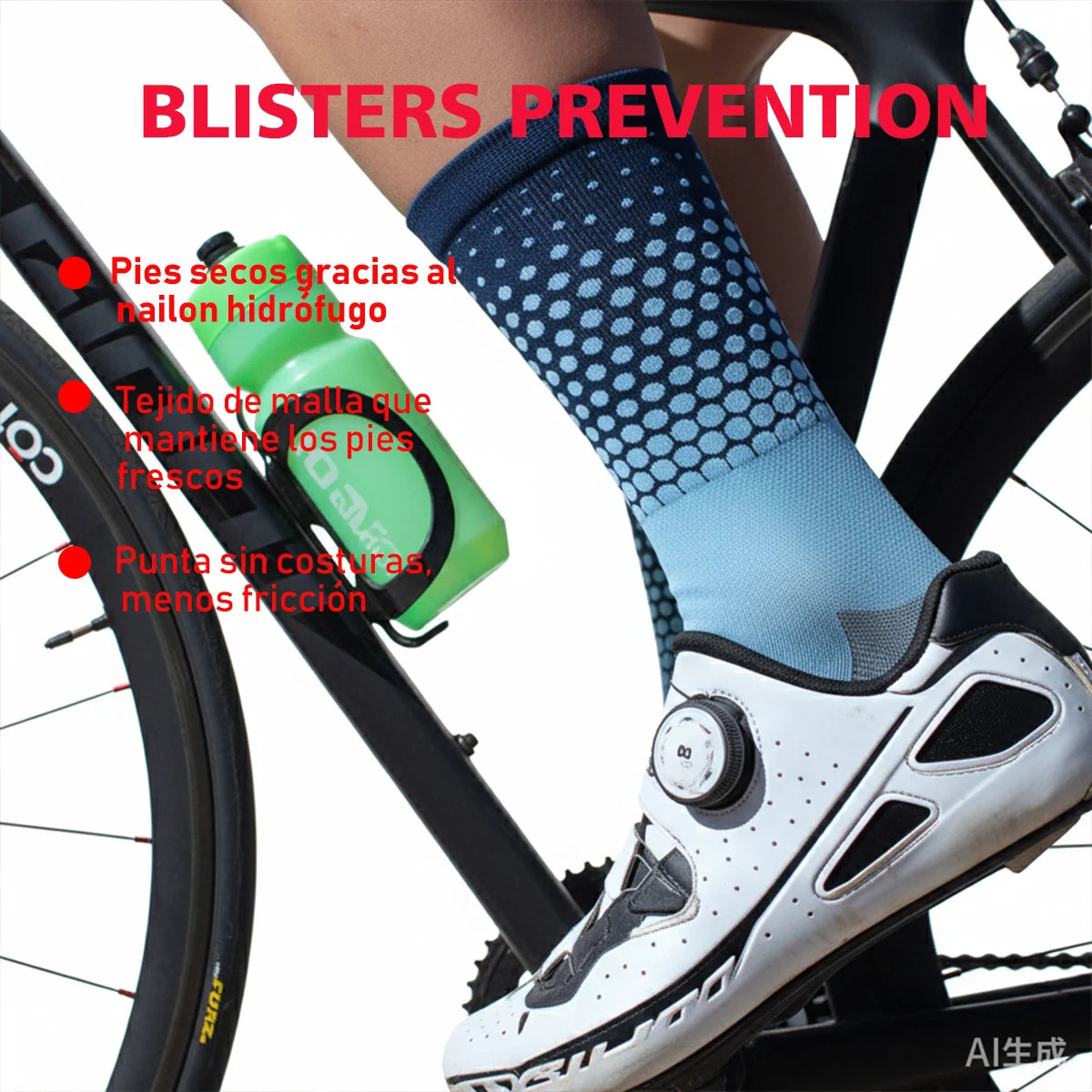 New cycling socks High Quality compression socks men and women soccer socks basketball Outdoor Running Professional