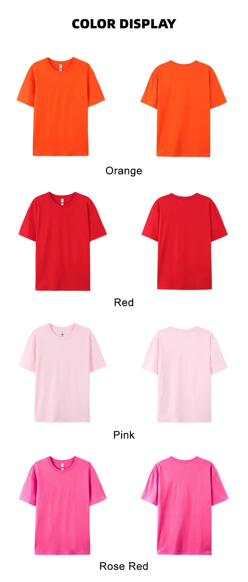Cotton Casual T-Shirts for Women - Short Sleeve Sporty O-Neck Tops - ZOOMNSTORE