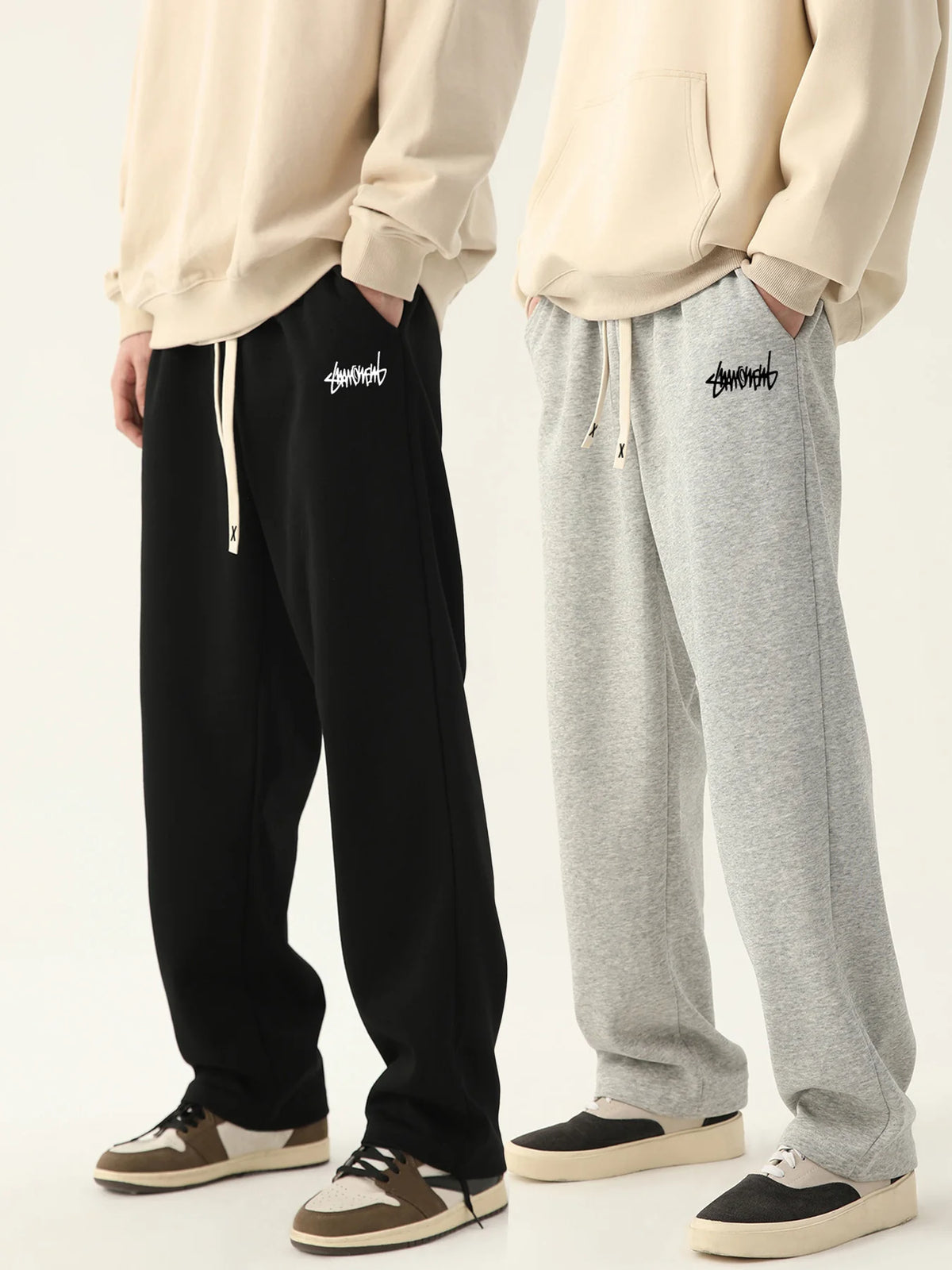 Men's Jogging Pants Baggy Pants Neutral Breathable Baggy Outdoor Pants Fashion Design Jogging Pants 2024 New Sweatpants