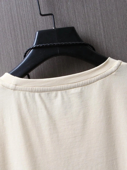 Men Graphic T Shirt - Minimalist Smile Print Cotton Tee | Breathable Summer Casual