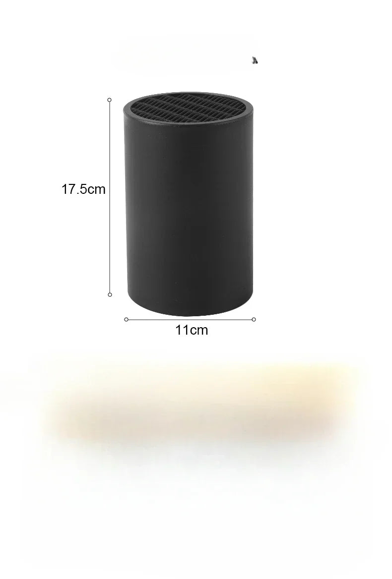 Kitchen Knife Block – Durable Rotating Knife Holder & Plastic Storage Rack
