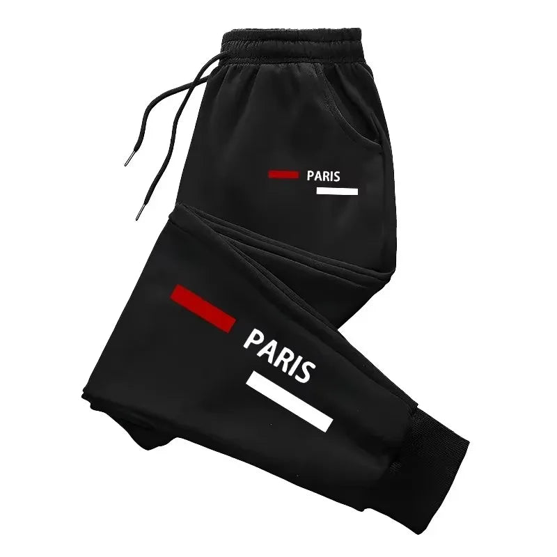 New Spring Summer Hot Sales Fashion Print Men's Sweatpants Versatile Gym Comfort Soft Sports Casual Trousers Drawstring Jogging