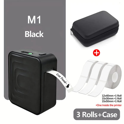 Marklife M1 Mini Self-adhesive Label Printer Portable Thermal Printer Inkless Bluetooth Labeling Machine Stickers Labels Maker