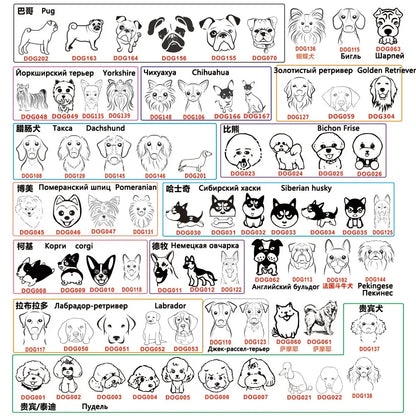 Dog ID Tag Free Engraving Name Tel Pet Collar Harness Pendant Clothes Accessories For Cat Custom Puppy Kitten Leash Pet Supplies