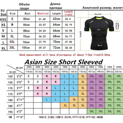 Men's Compression Shirt - Breathable Bodybuilding Tee | Quick Dry Workout Top