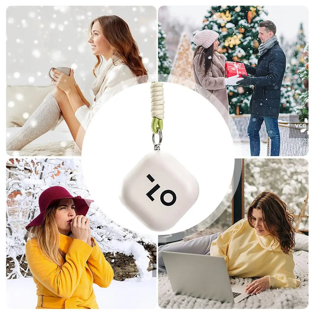 Hand Warmer Portable Mini USB Charging Rechargeable Cute Girl Electric Hand Warmers for Christmas Gifts Winter supplies