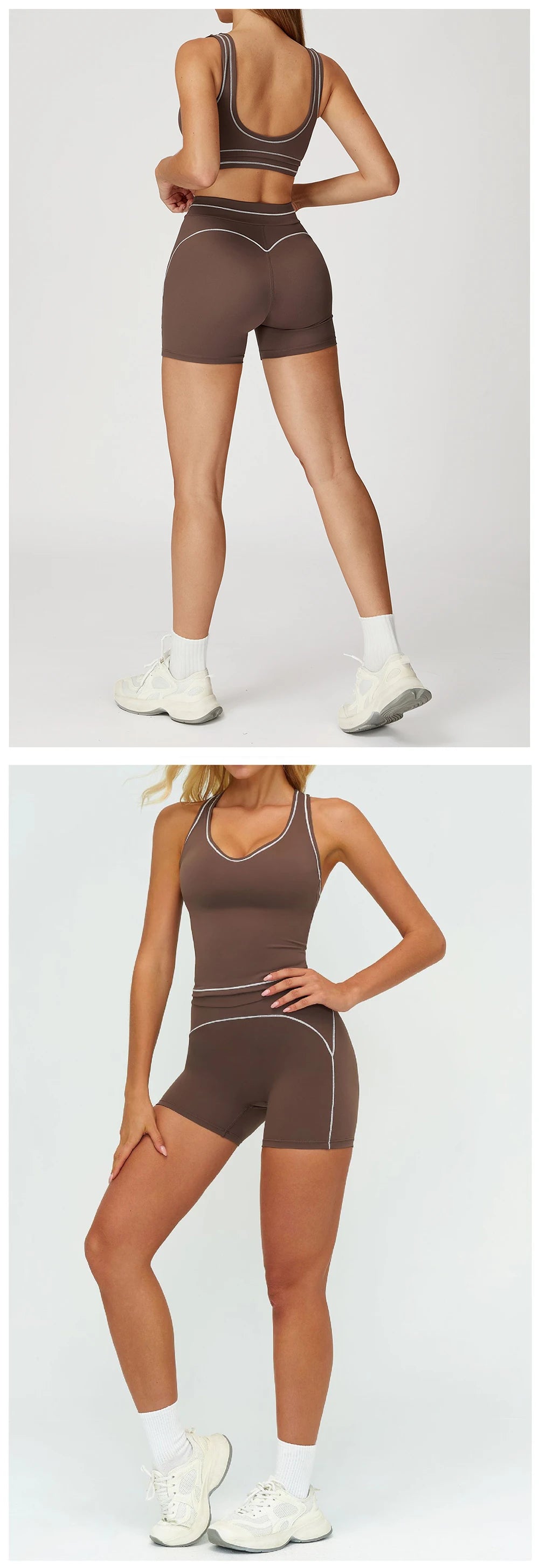 Yoga Suit 2PCS Women Tracksuits Sports Outfits Gym Clothes Running Sports Bra Suits Female Workout Yoga Clothes Athletic Wear