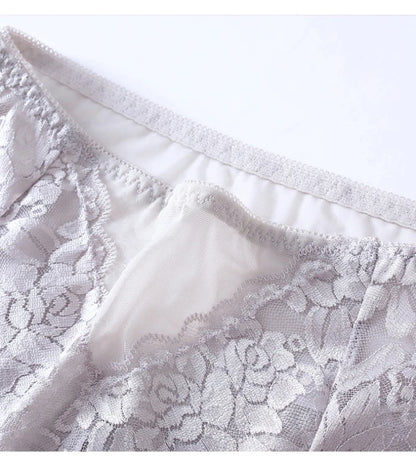 Women's High Waist Seamless Panties Sexy Lace Large Size M-5XL Briefs Embroidery Panties for Women Female Underwear Lingerie