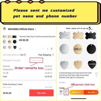 Customized Dog ID tag Collar Reflective Paw Adjustable Nylon with Bell Engraving Puppy Kittens Necklace Personalized Name number