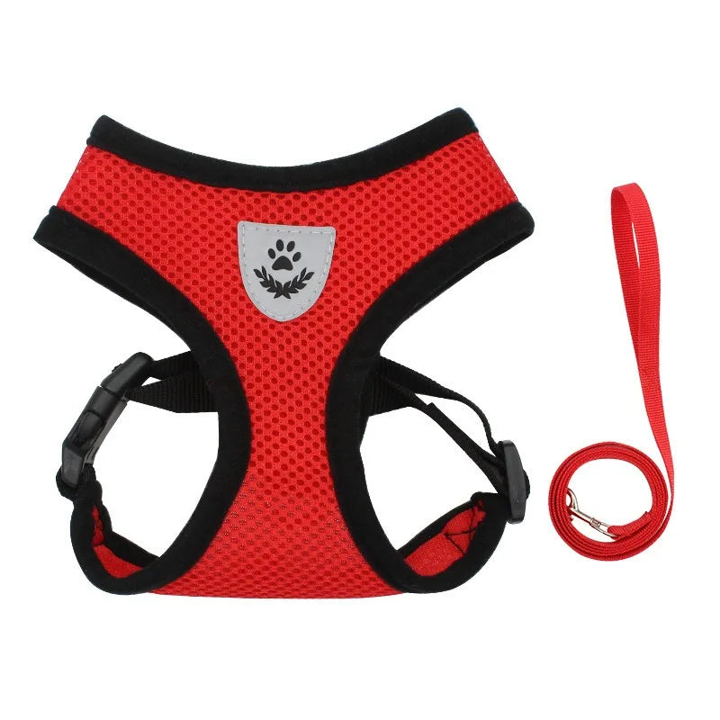 Cat Leash and Harness Cat Tent Kitten Harness Strap for Cats Neck Belt Anti Escape Pets Vest Harness Dog Neck Belt MBD01