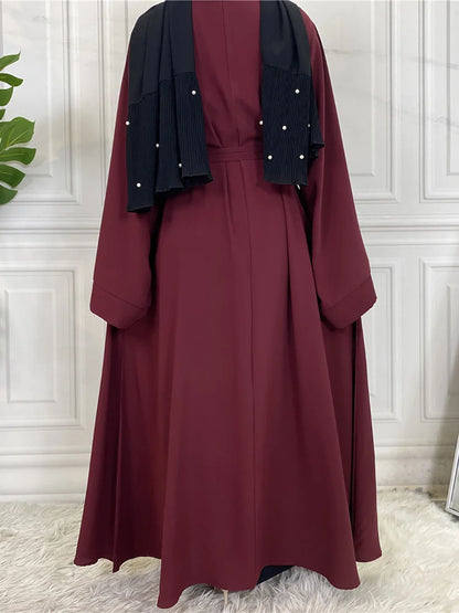 Modest Abaya Dress Ramadan Kaftan For Women | Elegant Muslim Maxi Robe