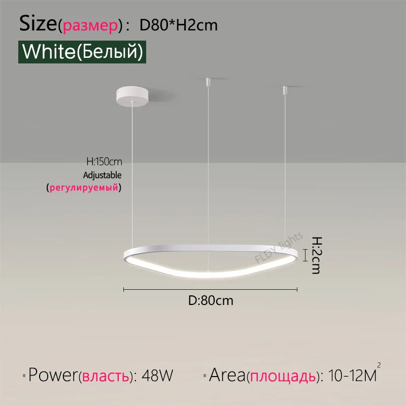 Modern Pendant Lamp – Nordic Modern Lighting | Forged Iron Fixture, Black Lampshade