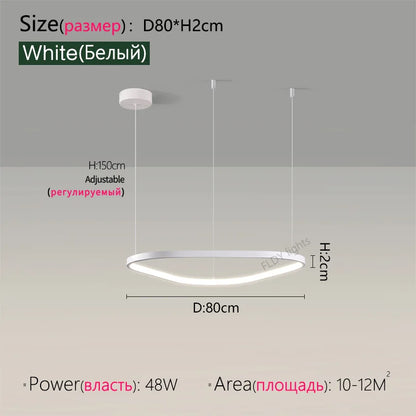 Modern Pendant Lamp – Nordic Modern Lighting | Forged Iron Fixture, Black Lampshade
